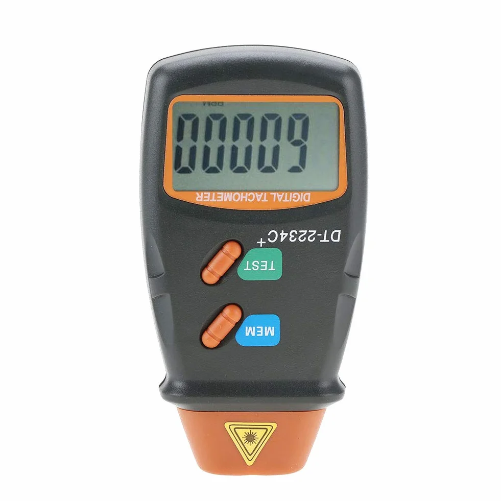 Tacómetro Digital Sin Contacto LCD Portátil Medidor de RPM para Motor