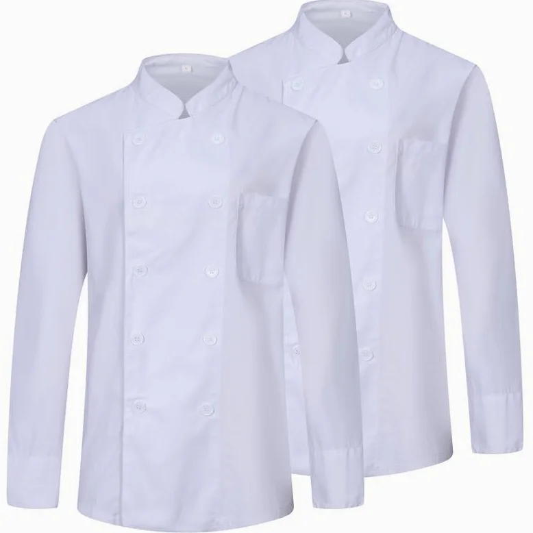 MISEMIYA Chaqueta Cocinero Hombre Uniforme Hostelería Pack 2 Unidades