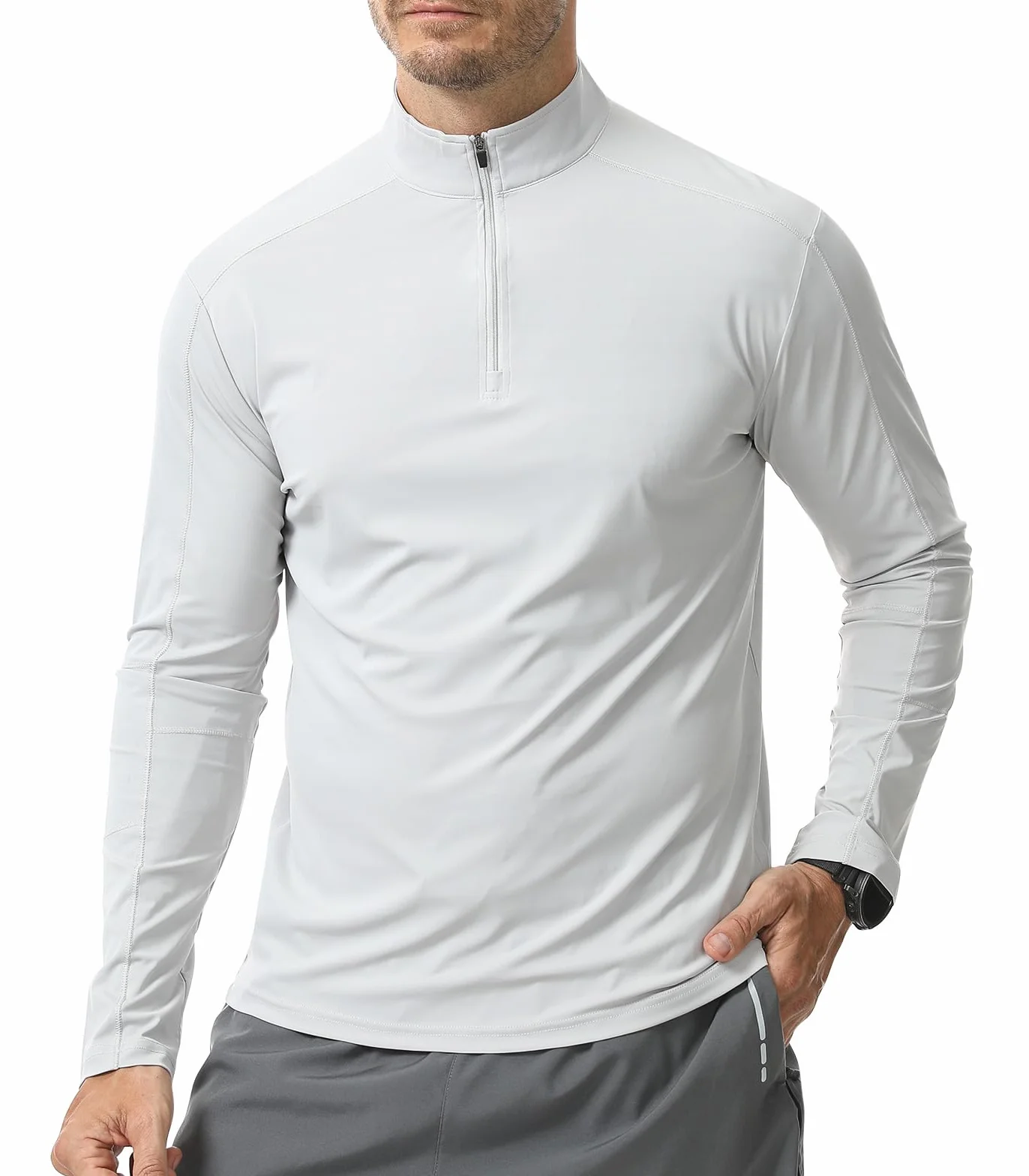 Camiseta Protección Solar UPF 50+ Secado Rápido Deportes Acuáticos Surf Natación Hombre