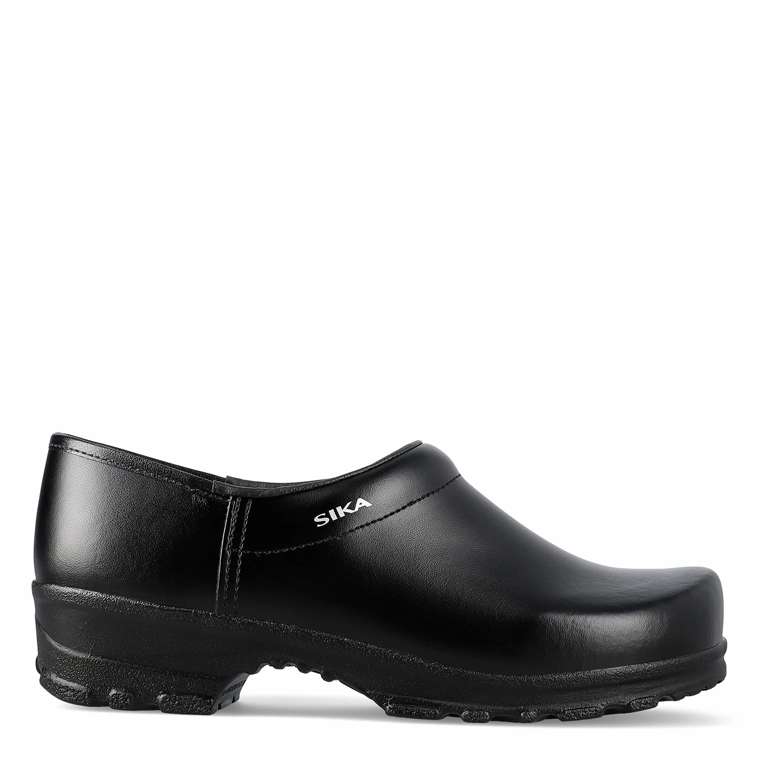 SIKA - Zuecos de cuero para mujer negro negro, color negro, talla 45