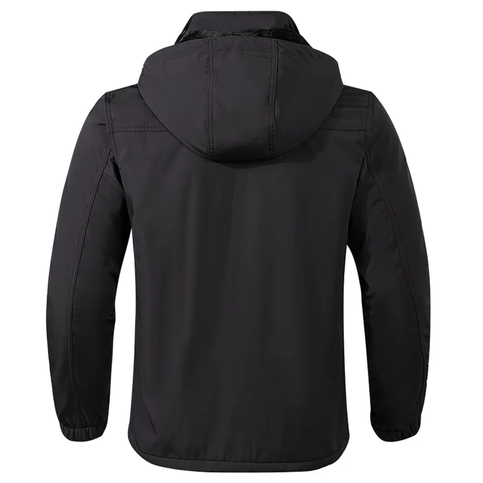 Traje Táctico Softshell De Forro Polar para Hombre, Chaqueta Térmica Impermeable De Caza Ropa De Esquí