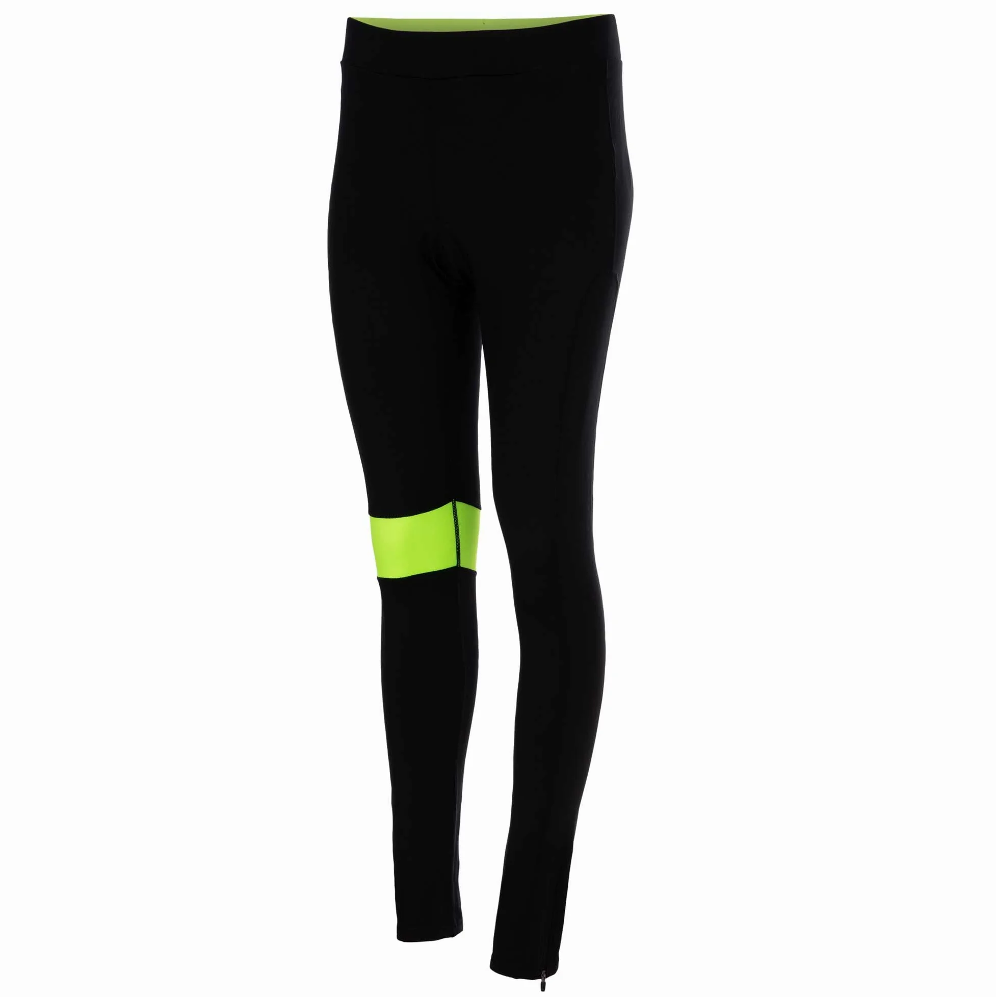 Airtracks Pro Line - Juego de ropa térmica de ciclismo para mujer, pantalón largo y chaqueta térmica Pro Line, resistente al viento, transpirable, reflectores, negro y neón., XXL
