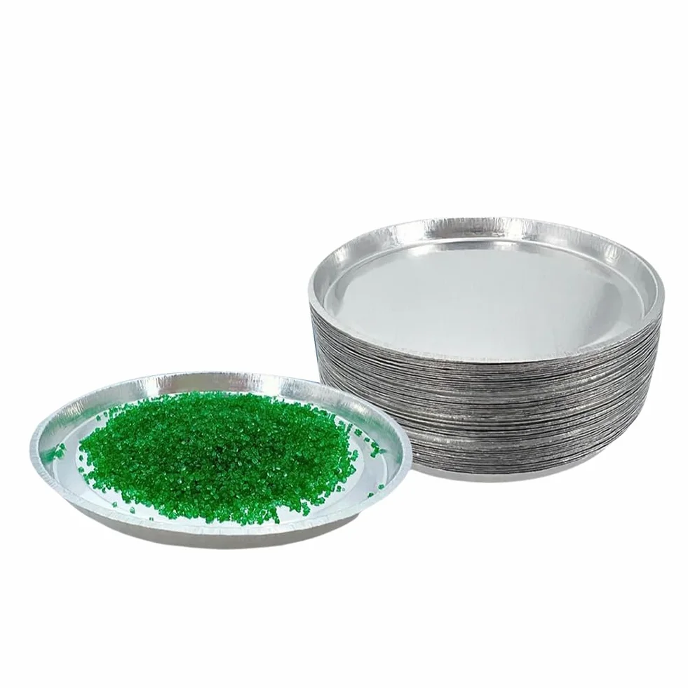 Bandejas de Aluminio 90mm para Analizador de Humedad, Paquete de 50