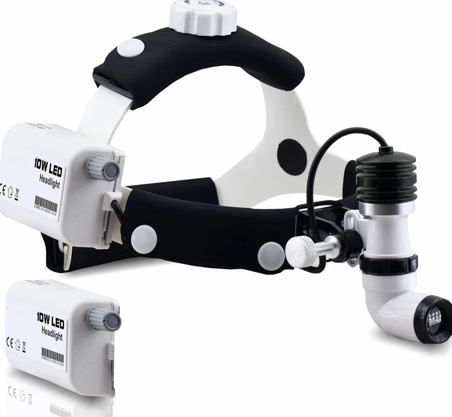 Faro dental LED 10 W con controlador de intensidad para médico, neuro, luz LED azul y blanco