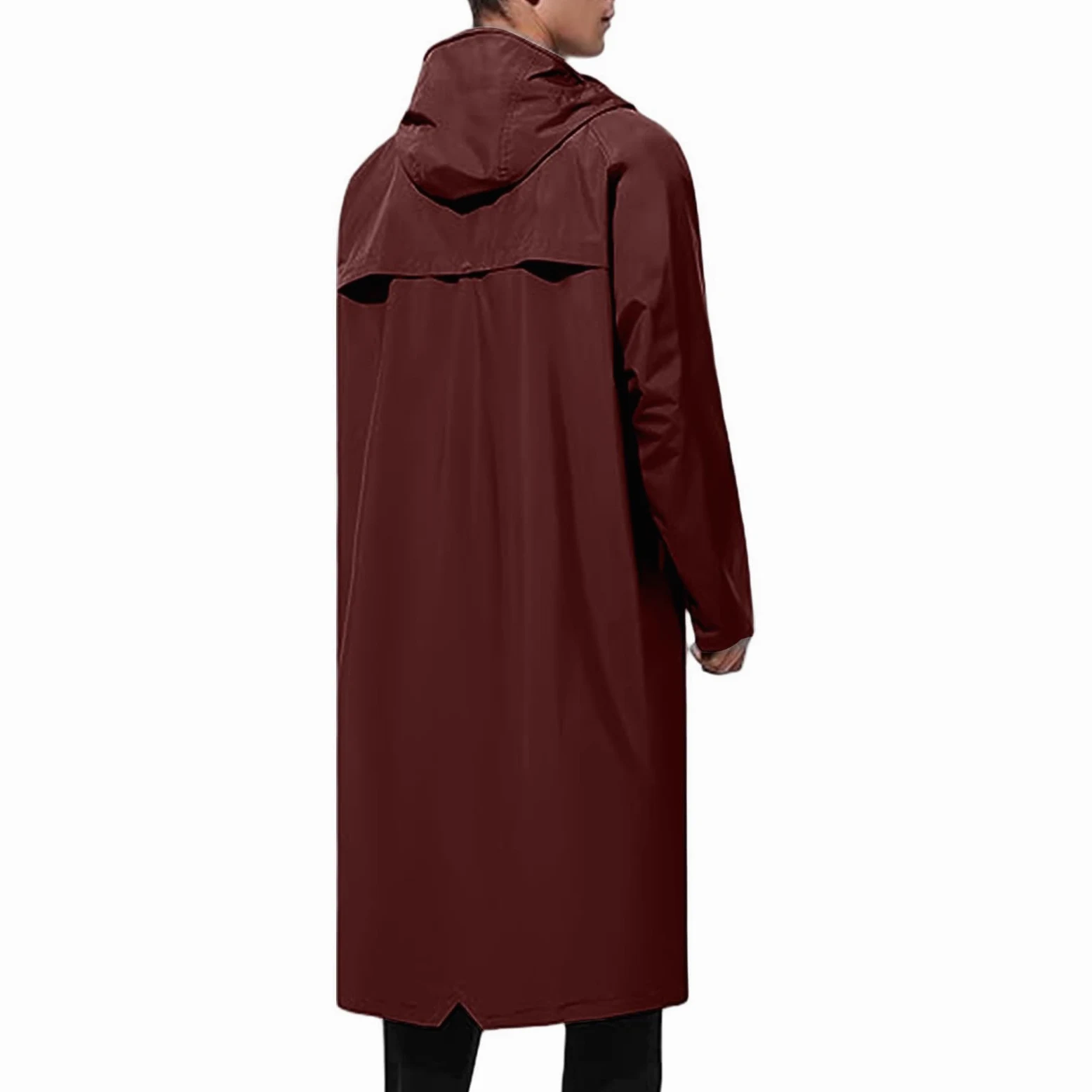 Chubasquero Hombre Impermeable Cortavientos Chaqueta Protección Solar | Abrigo Senderismo Montaña Casual Chubasquero Viaje Ligero Talla Grande con Cremallera y Bolsillos para Al Aire Libre Acampada