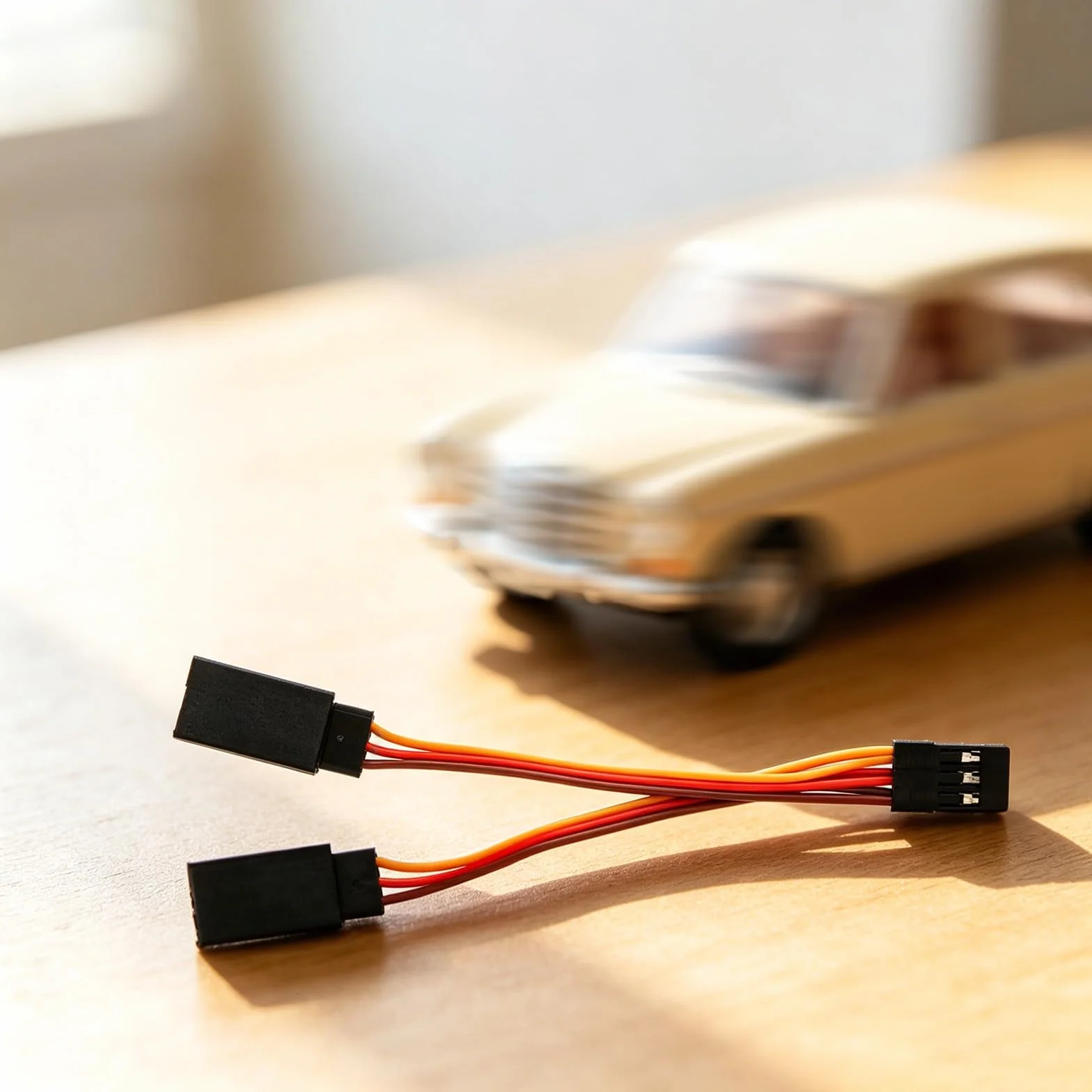 6 Piezas Cable Divisor Servo Y 10 cm Hembra a 2 Machos para JR/Futaba Coches RC Drones
