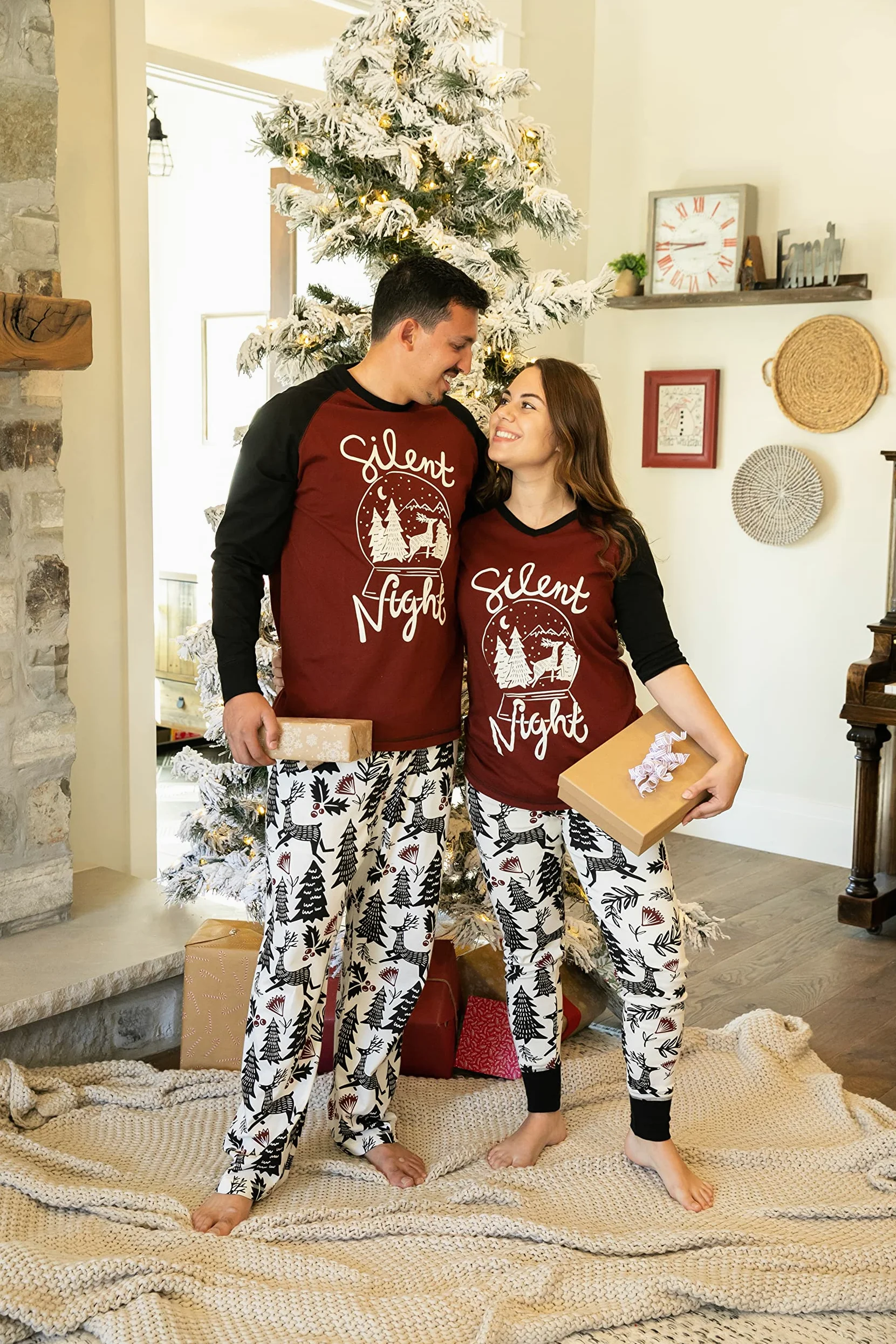 Lazy One Pijamas familiares a juego para adultos, niños y bebés