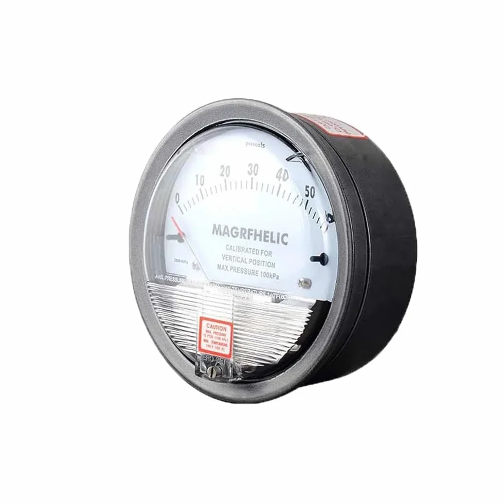 Manómetro diferencial barómetro profesional de aleación de aluminio 0-750pa