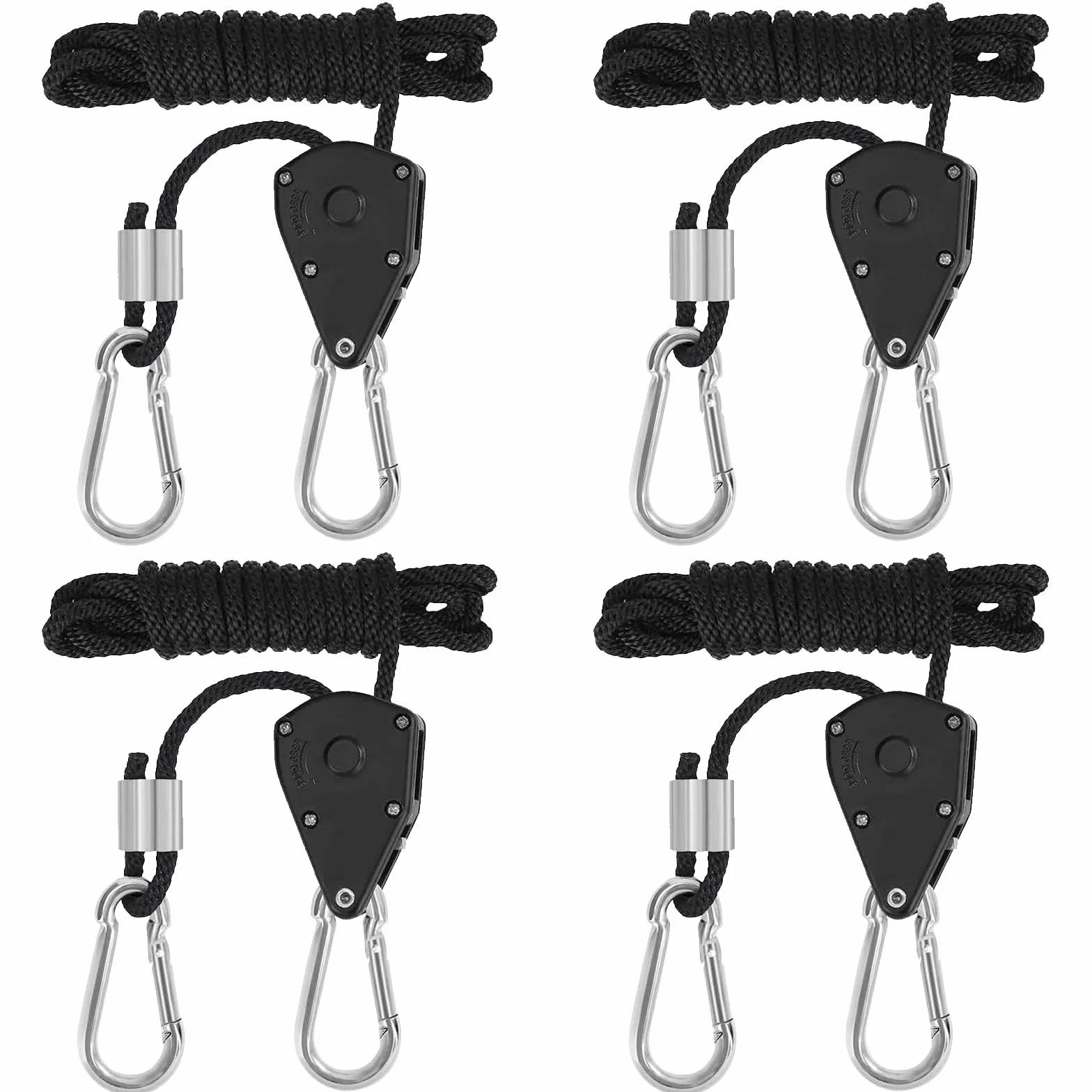 Trinquete de Cuerda Ajustable 1/8, Gancho para Carraca, Colgador Grow Light