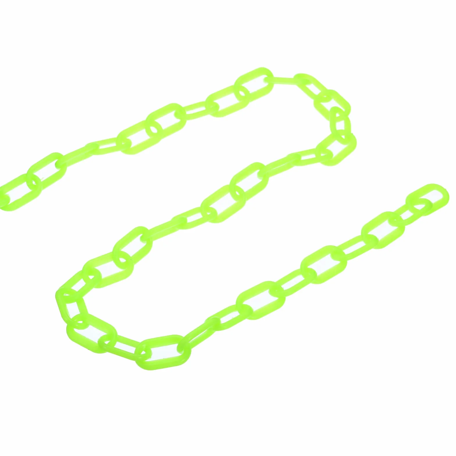PATIKIL Cadena Barrera Plástico 0.2" Diámetro 16 Pies Longitud Verde