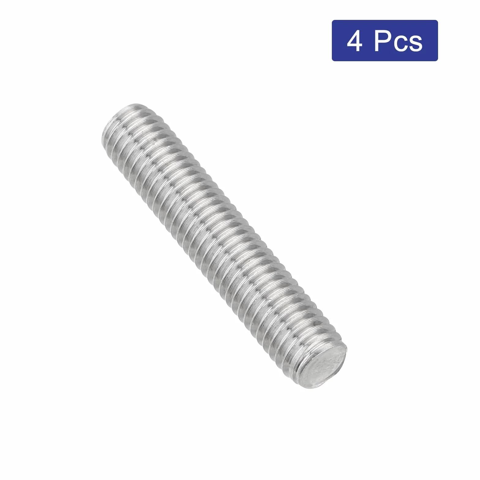 QUARKZMAN Varilla Roscada M8 x 40mm Acero Inoxidable 304 Rosca Derecha 4 Piezas