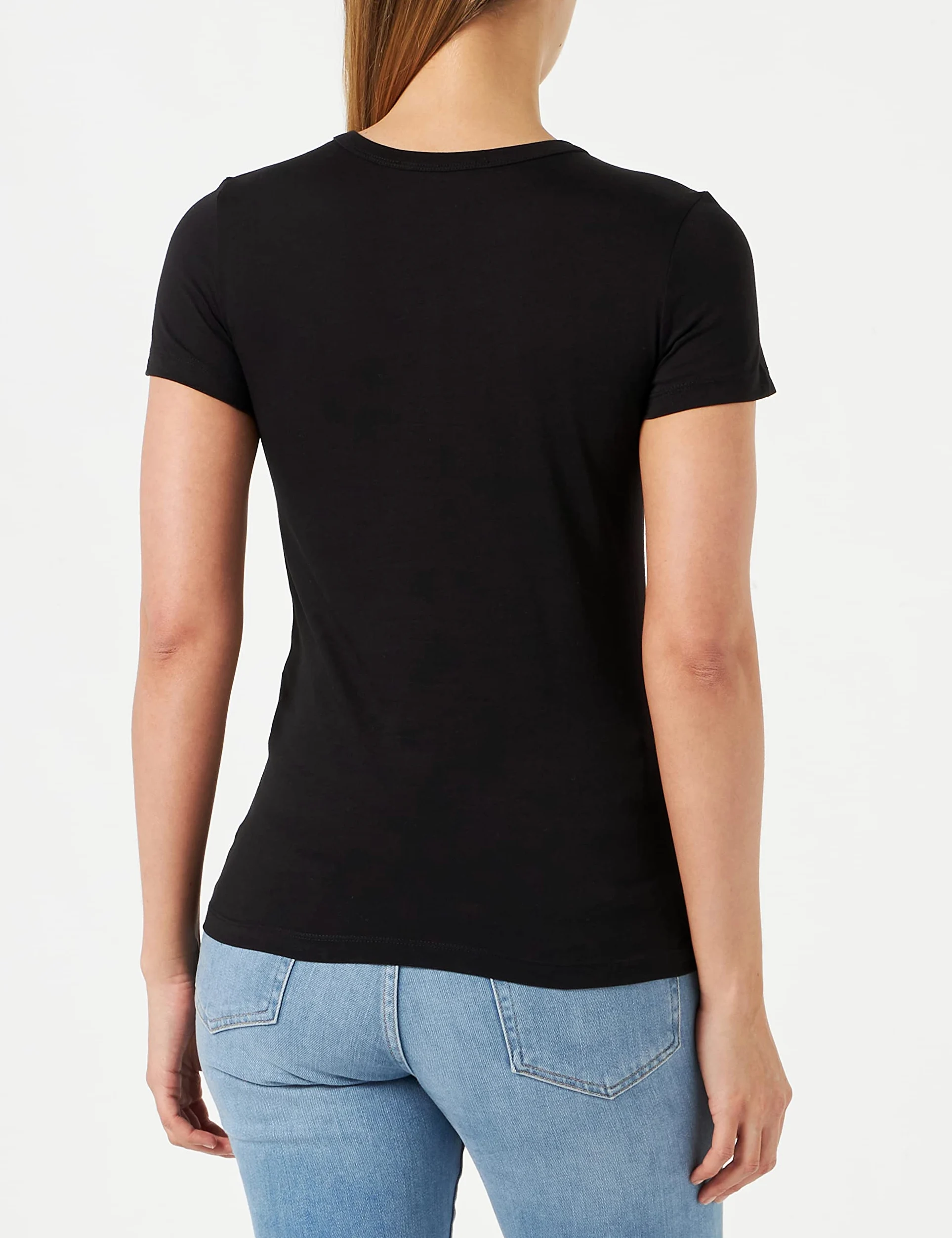 Love Moschino Slim Fit Short-Sleeved T-Shirt Camiseta para Mujer