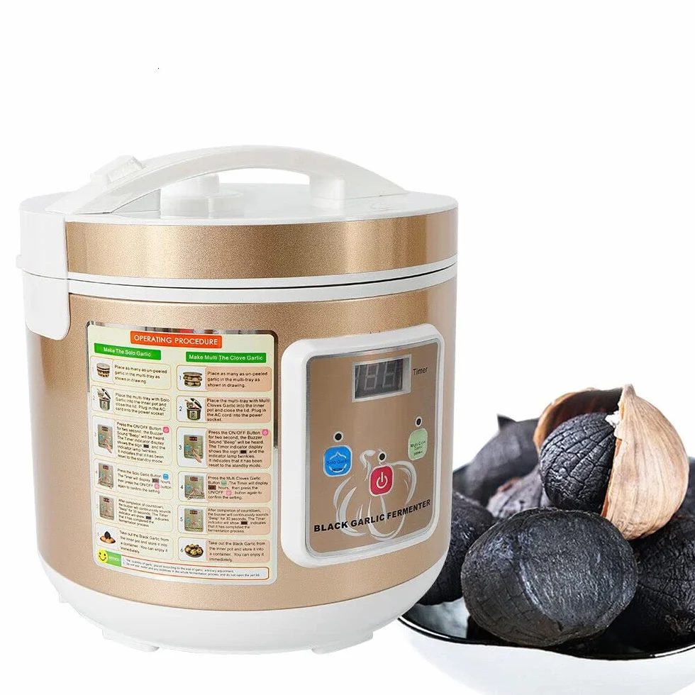 Fermentador de ajo negro 5L 90W automático inteligente 12-15 días tanque de fermentación