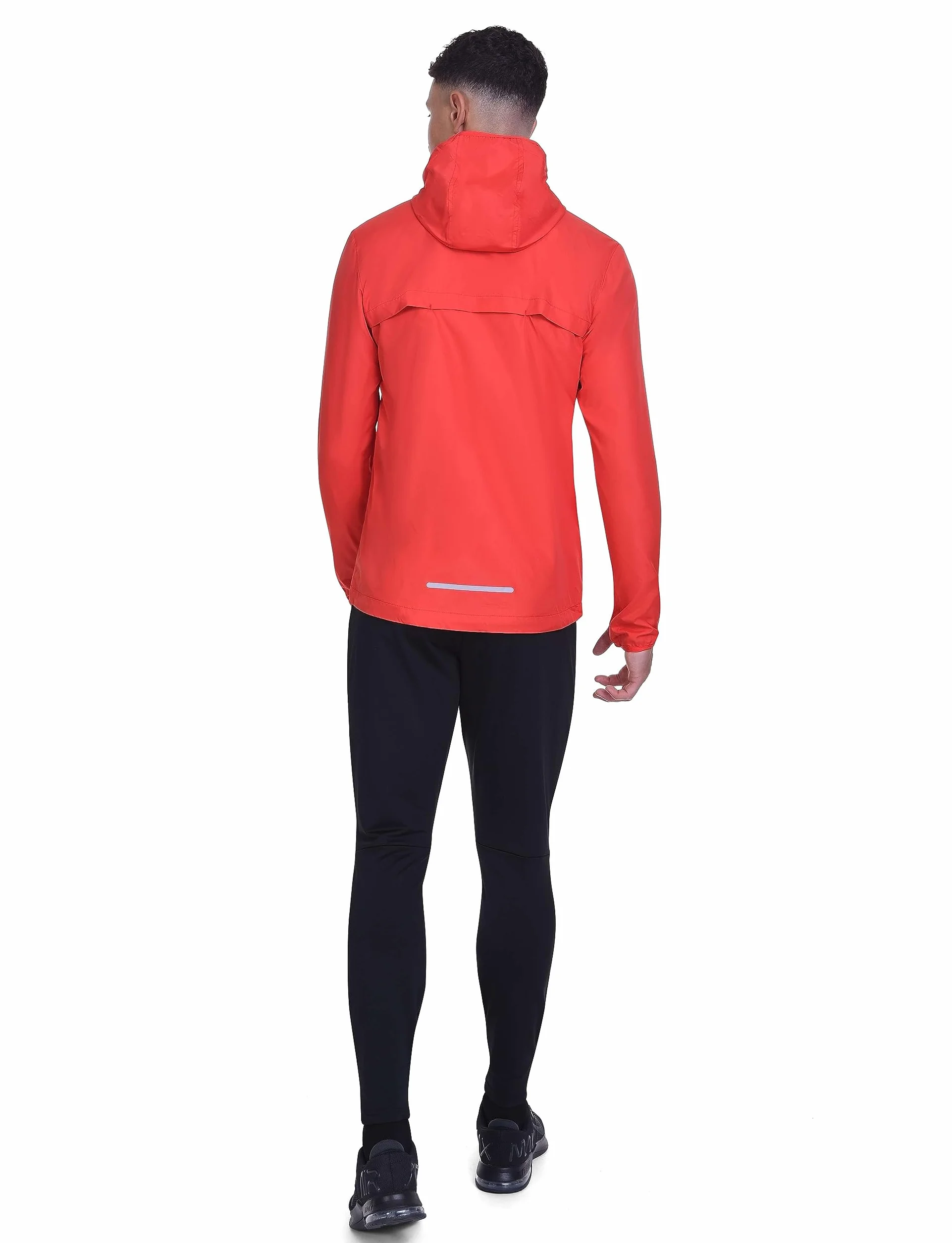 TCA Chaqueta Softshell de Running para Hombres, Reflectante, Transpirable y Plegable, con Bolsillos con Cierre