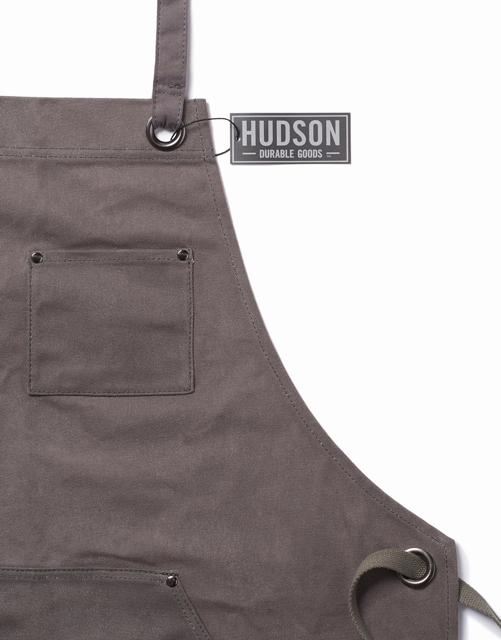 Hudson Durable Goods Delantal de lona encerado resistente