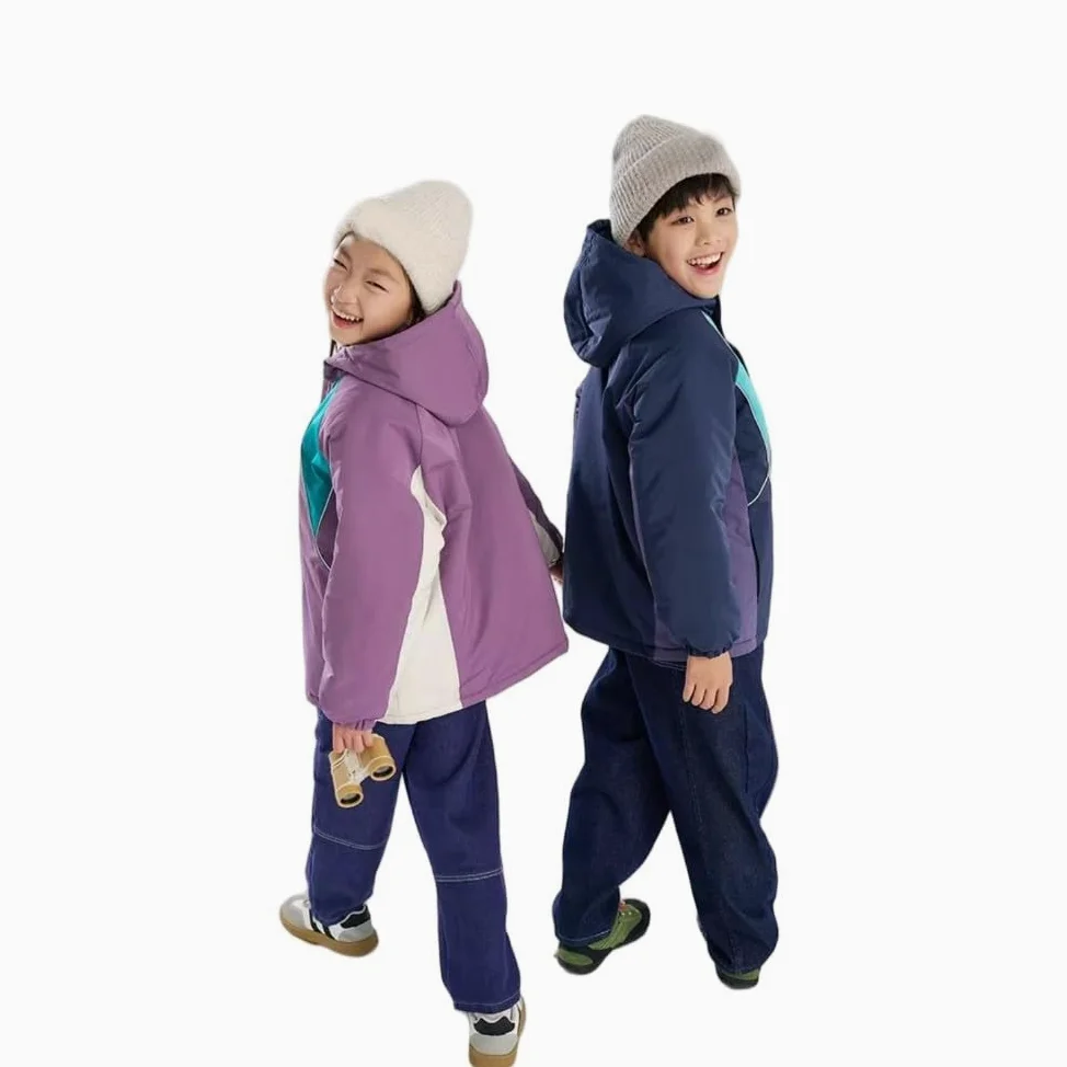 JCVBN Chaquetas acolchadas de algodón para niños, abrigos impermeables para otoño e invierno, ropa de invierno con capucha para niños y niñas