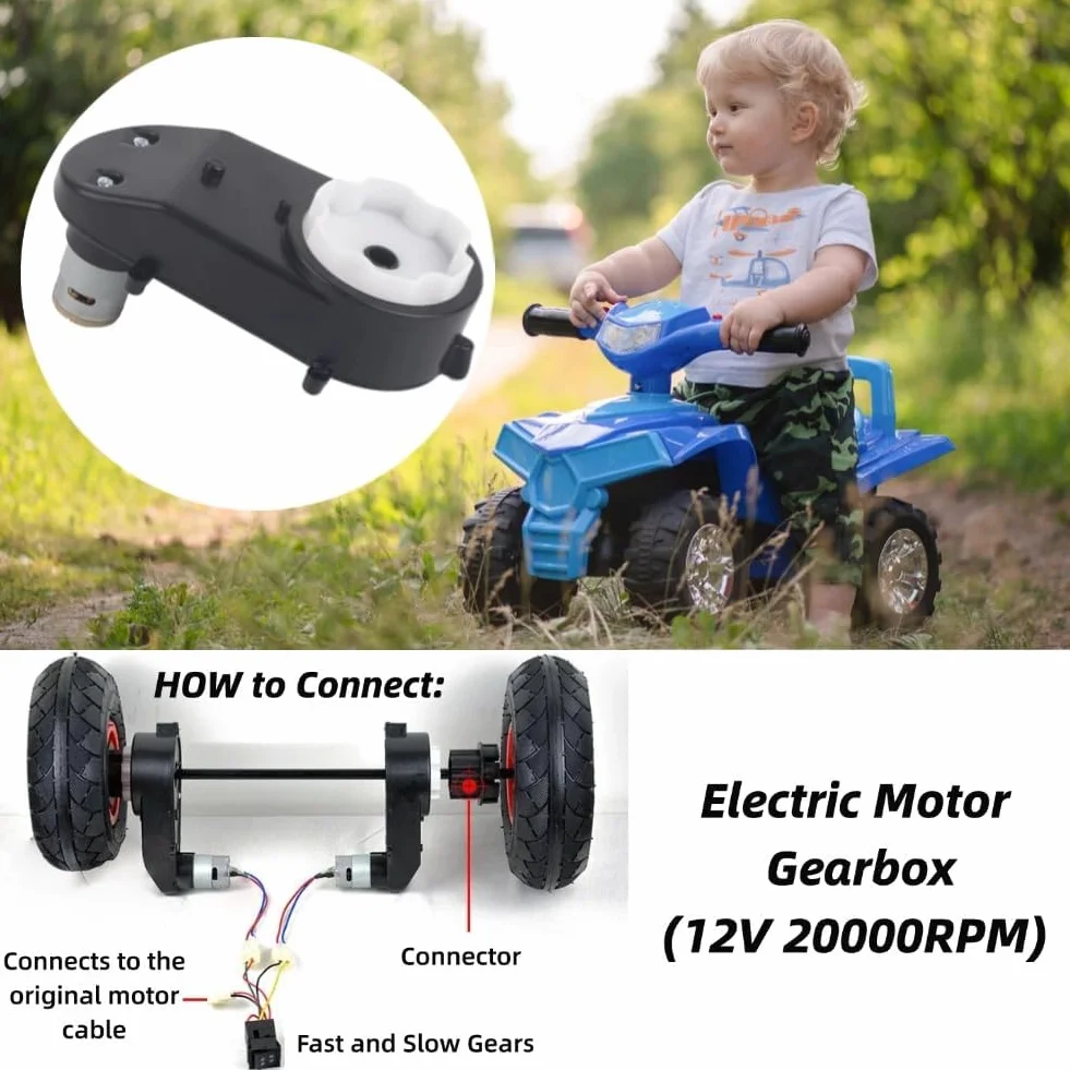 Caja De Engranajes Del Motor Eléctrico RS390 6V 12V 20000RPM Para Coche De Juguete