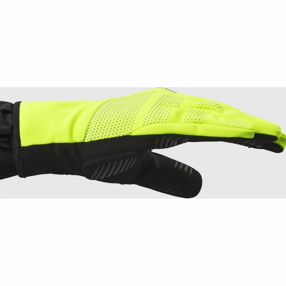 GripGrab Ride Windproof Midseason Padded Touchscreen Cycling Gloves Full Finger Breathable Bicycle Black Hiviz Winter - Guantes Ciclismo Invierno Unisex Adulto