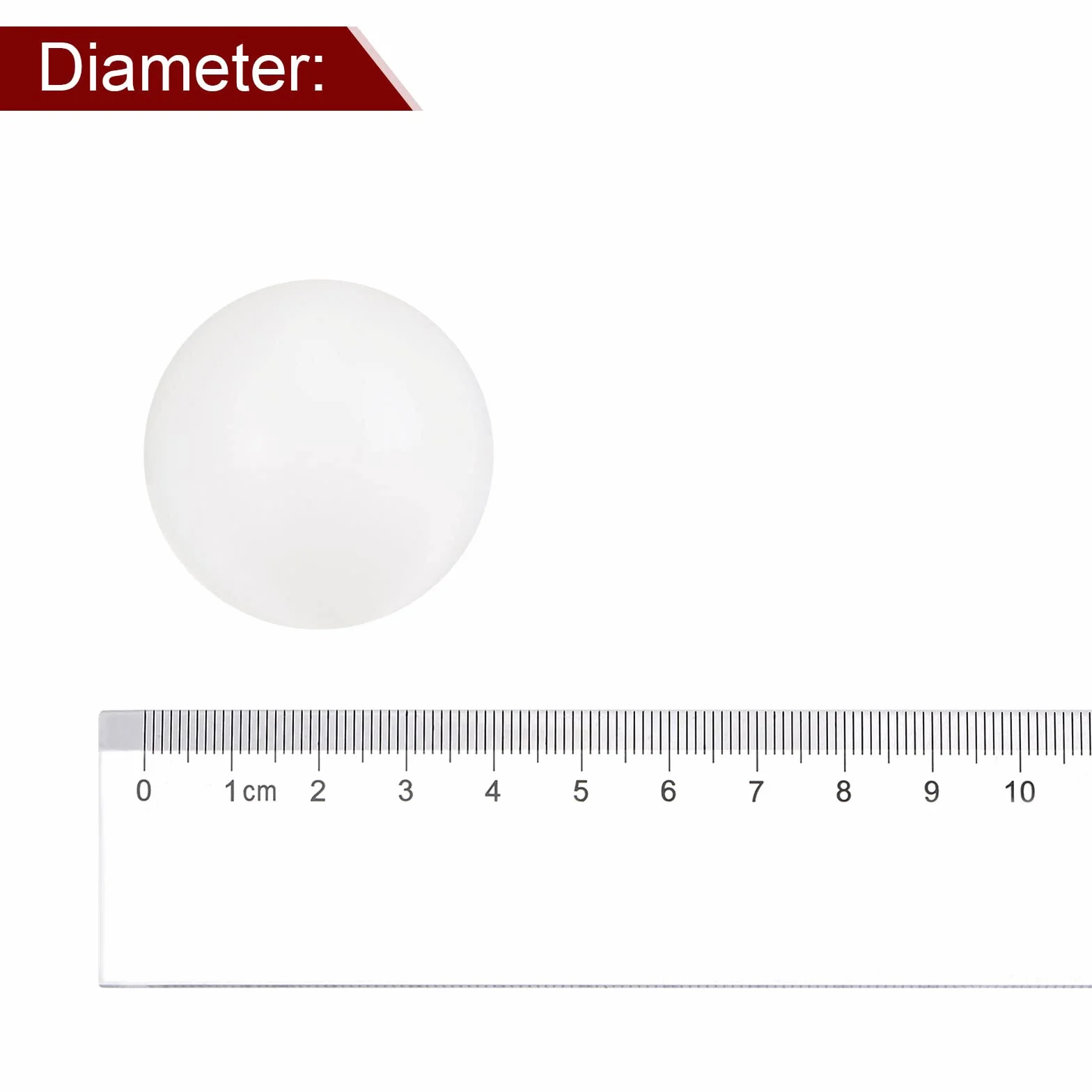 PA Nylon Sólido Plástico Bolas 40mm G3 Precisión Rodamiento Bola