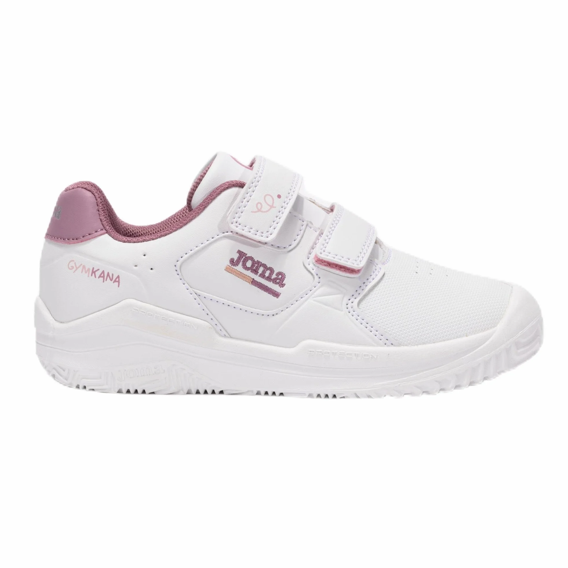 Joma Ginkana Jr 2529 Blanco Rosa, Zapatillas Unisex niños