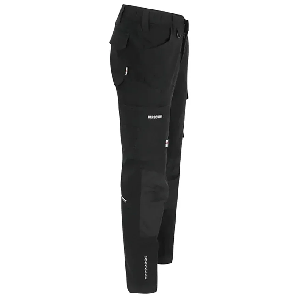 Herock XENI Pantalones de Trabajo para Hombres, 97% Algodón 3% Elastano, Multibolsillo, Elástico en 2 Vías, Refuerzo Cordura