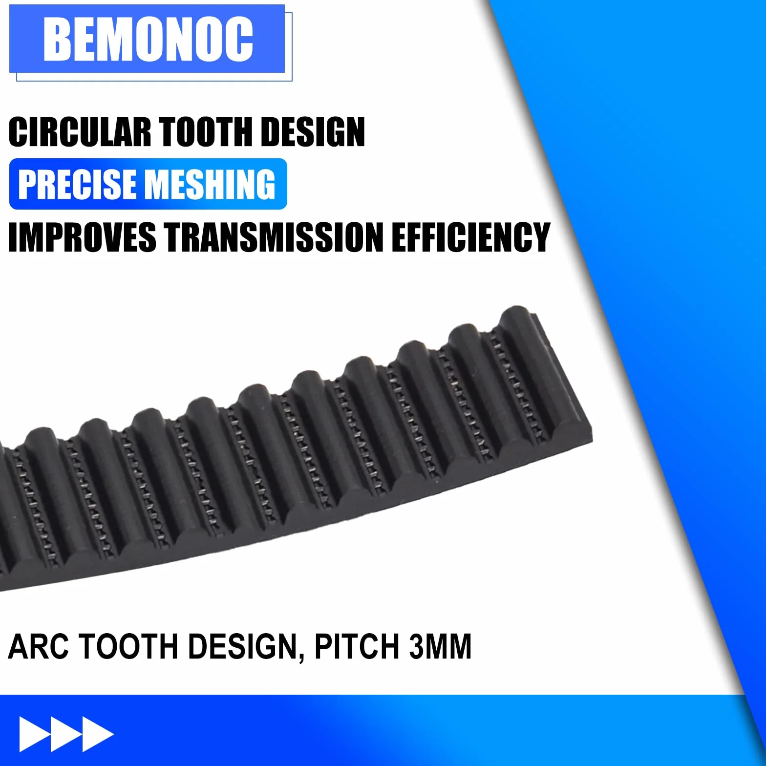 Correa dentada de poliuretano HTD 3M 15 mm para máquina de grabado láser CNC 5 m