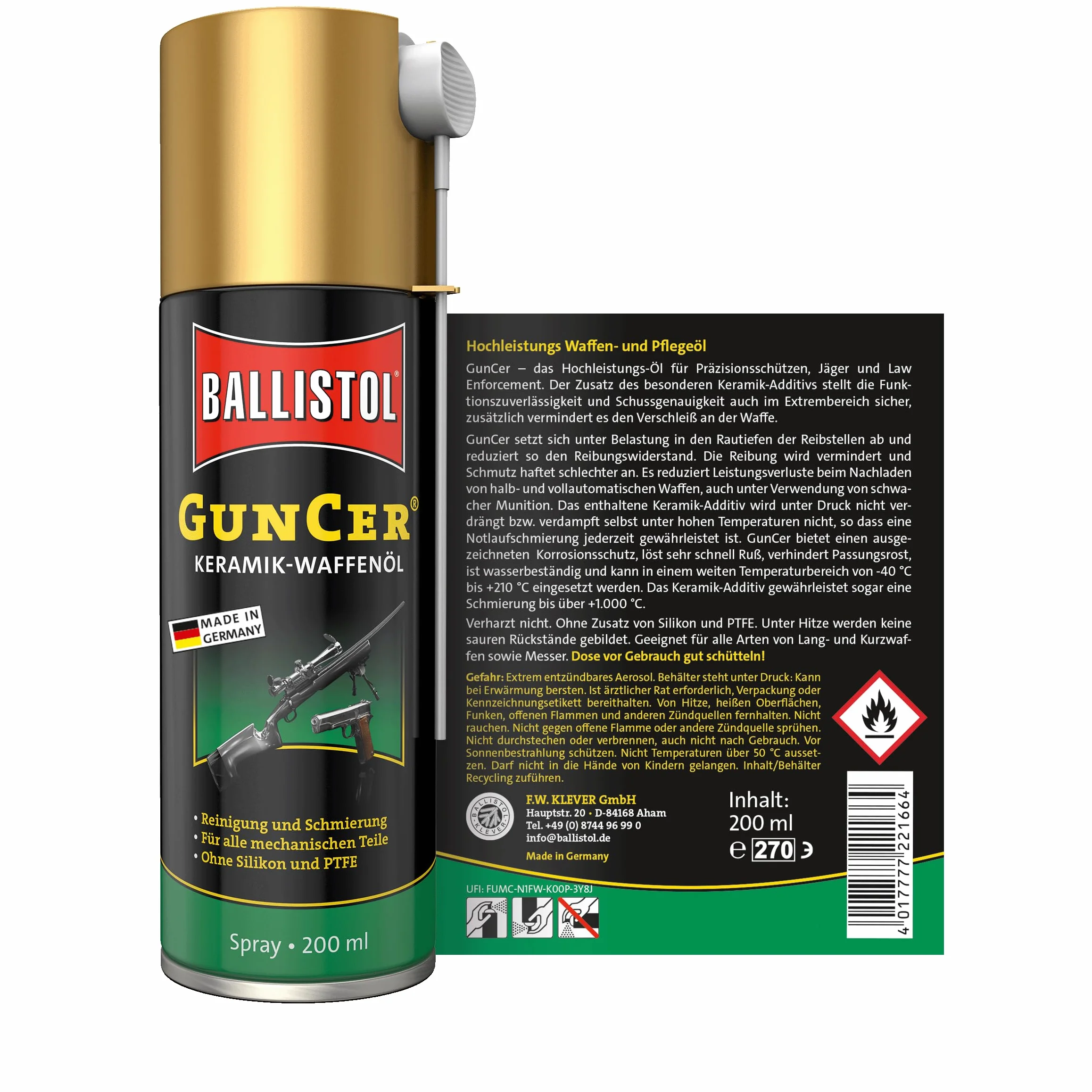 Ballistol GunCer Arma aditivo customisation