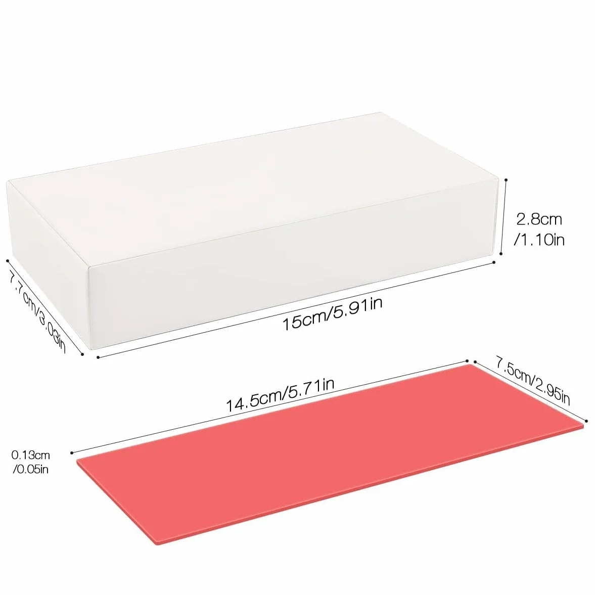 Cera para Modelado Dental BasePlate Rosa 20pcs Ortodoncia Laboratorio