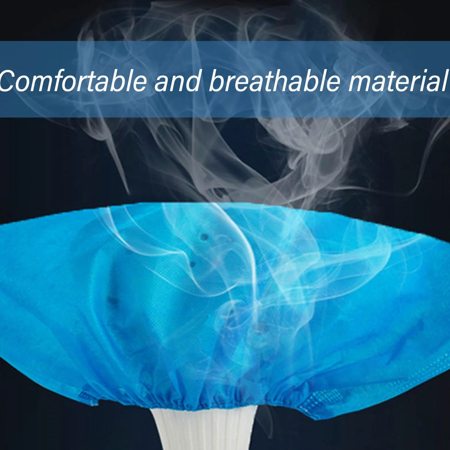 Paquete de 500 (250 pares) reutilizables de tela impermeable para zapatos, ecológicas, desechables, protección antideslizante, perfecta para eventos y uso doméstico