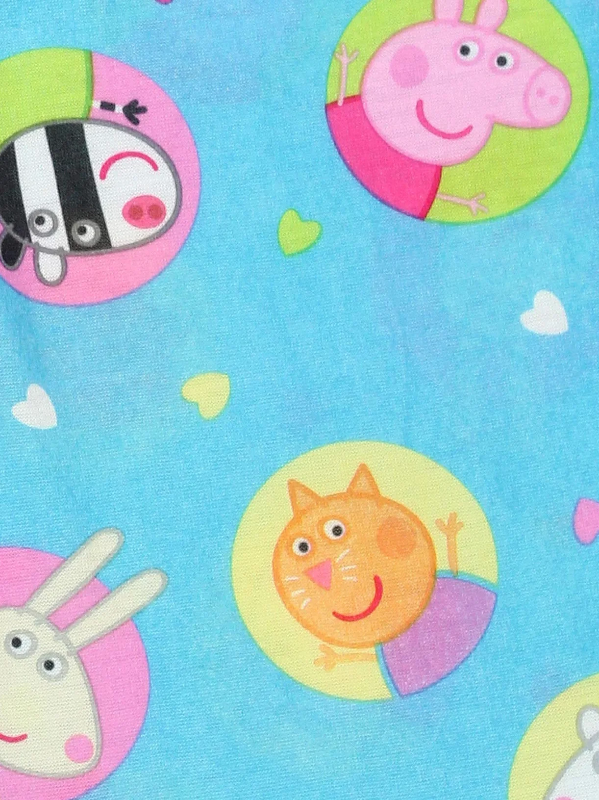 Peppa Pig Pijama de poliéster suave para niñas