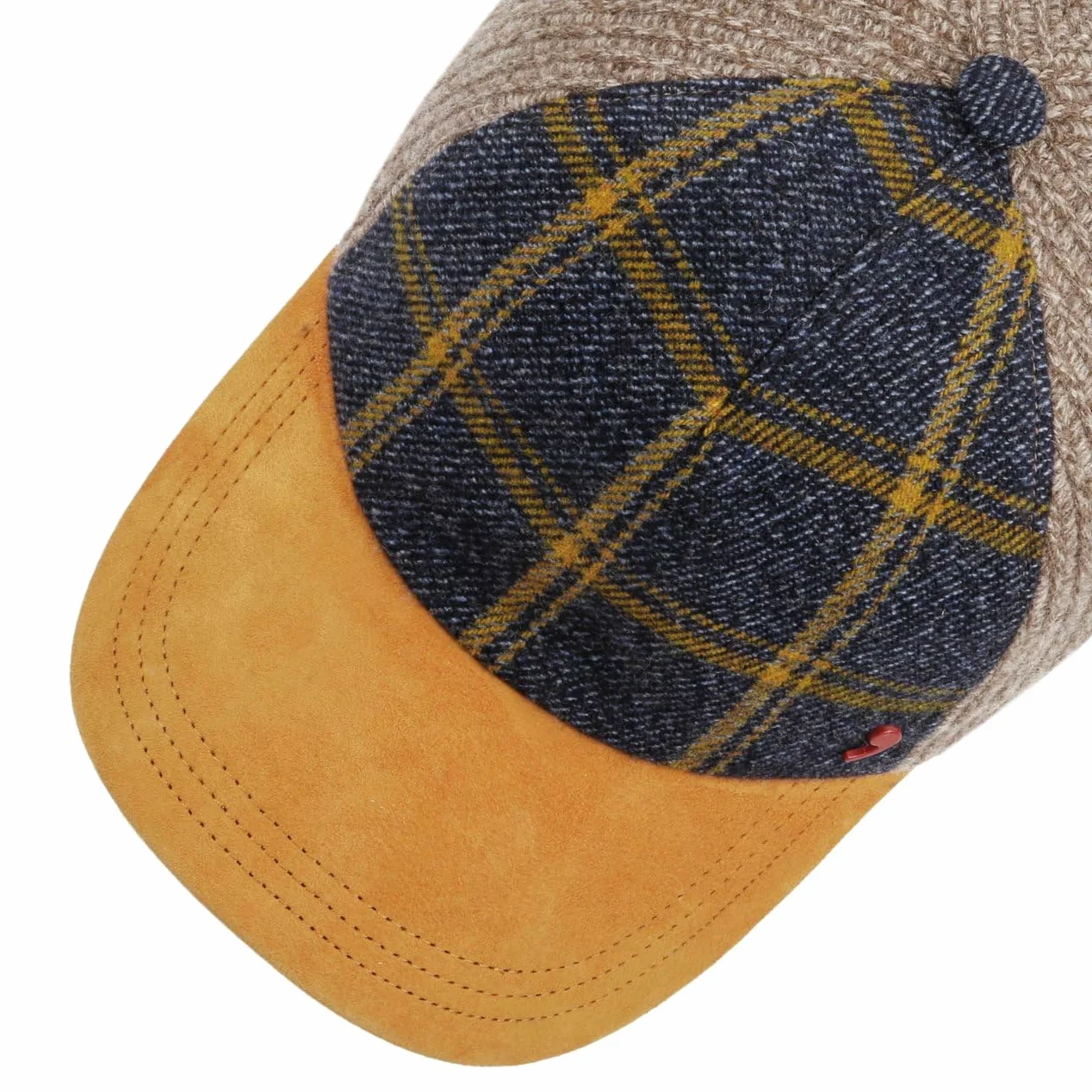 Gorra Milaco WoolD’Este Mujer/Hombre - Made in Italy de Lana Beisbol Hebilla Metal, con Visera, Forro Verano/Invierno Primavera Verano Otoño Invierno