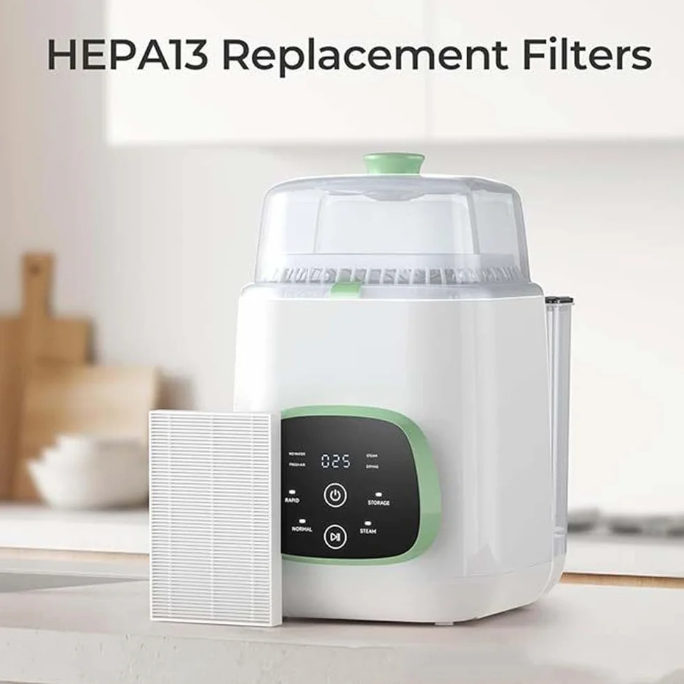 Momcozy-KleanPal Pro Filtros de Aire de Repuesto, 99,97% Filtración Efectiva para Limpiador de Biberones