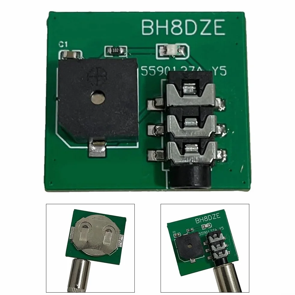 Przenośny oscylator Morse'a z przyciskiem i lampką LED do nauki sygnałów audio