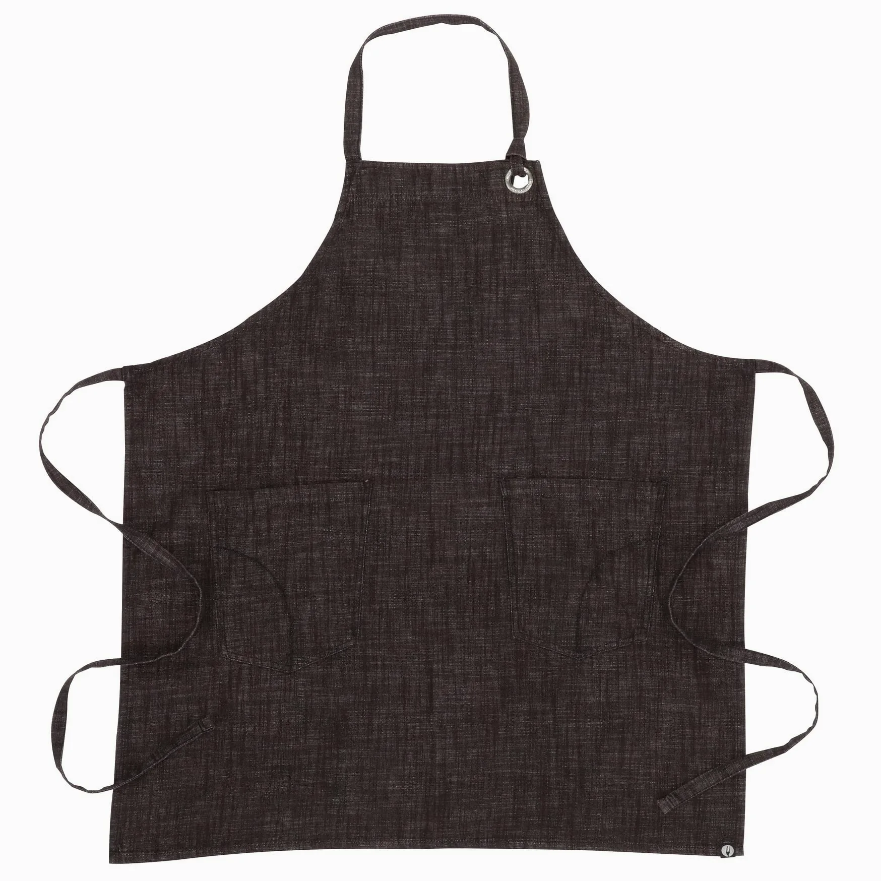 Chef obras Crosshatch babero Delantal, ABXX052-BBG-0
