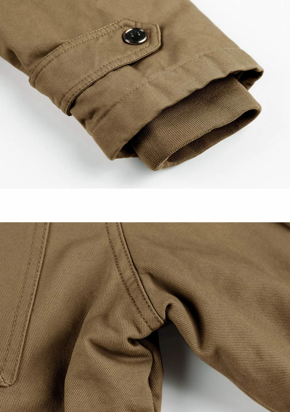 KEFITEVD Parka de invierno para hombre Chaqueta abrigada de invierno con capucha extraíble Abrigo forrado Chaqueta de transición de invierno con forro polar Chaqueta