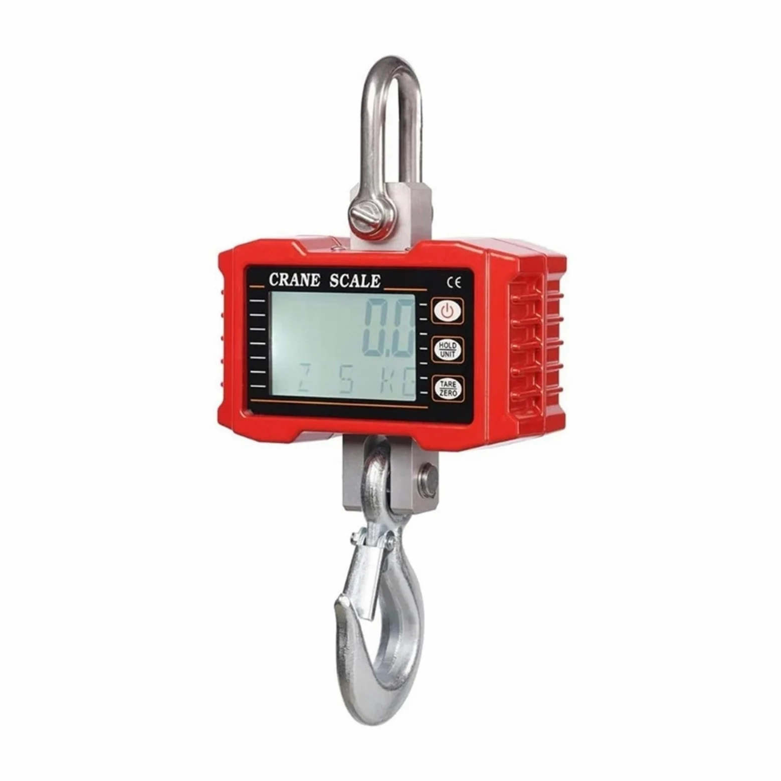 Escala colgante, 1000kg/2000lb Báscula digital colgante para grúa | Incluye pantalla digital legible, diseño portátil y construcción resistente para almacenes, talleres y pesaje industrial.