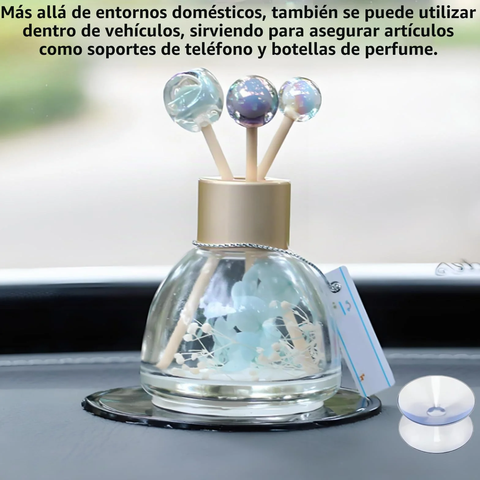 24 Piezas Ventosas de Doble Cara 3/2cm Plástico PVC Transparente Antideslizante para Exterior Cocina Baño