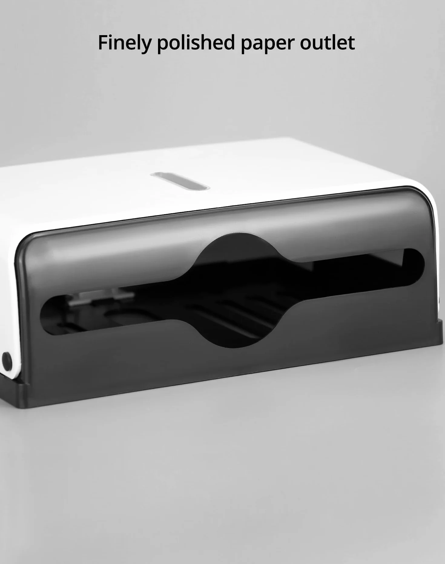 Dispensador de Papel Manos QWORK, montado en la Pared sin taladrar, 200 Hojas