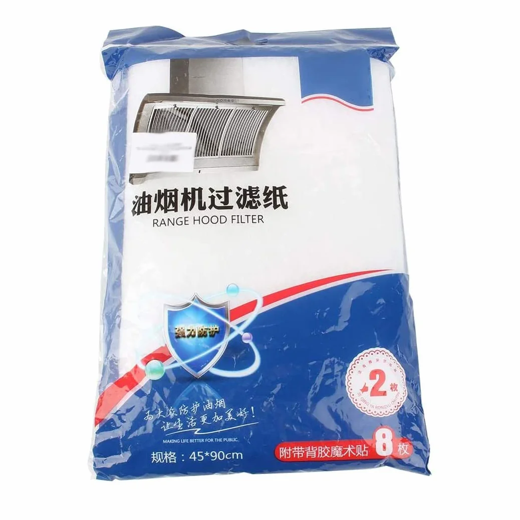 WUNDER Filtro de Grasa para Campana Extractora 2 Piezas Papel Absorbente de Aceite