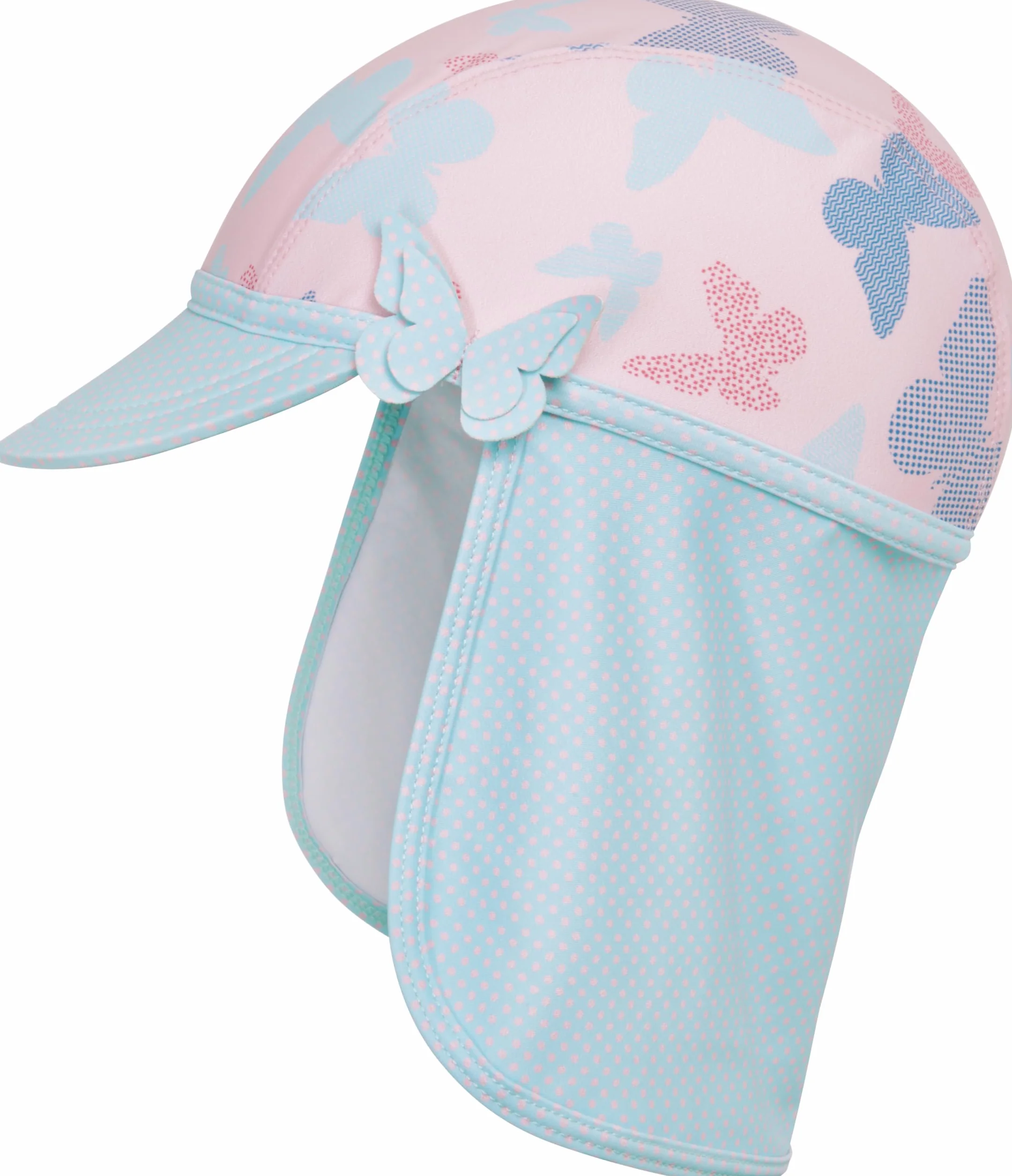 Playshoes Sombrero de Protección Ultravioleta Unisex niños, Mariposas, 53
