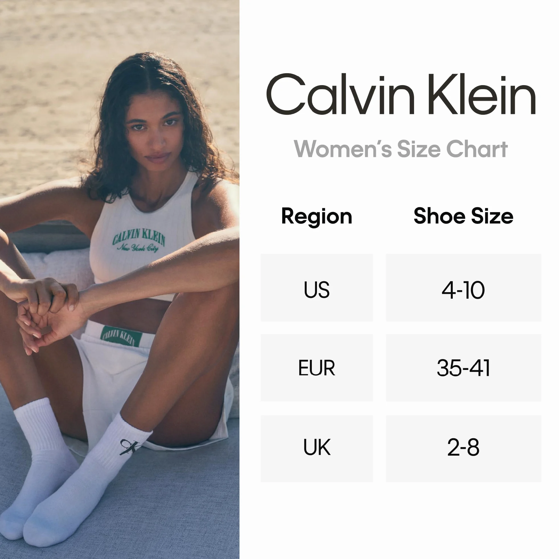 Calvin Klein Calcetines para mujer – Paquete de 6 calcetines de mezcla de algodón suave con puños enrollables para mujer (talla de zapato: 4-10)