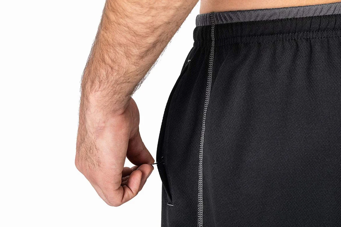 EKLENKSON - Pantalones para Hombre de Chándal para Hombre con Forro de Malla Bolsillos con Cremallera Parte Inferior Abierta