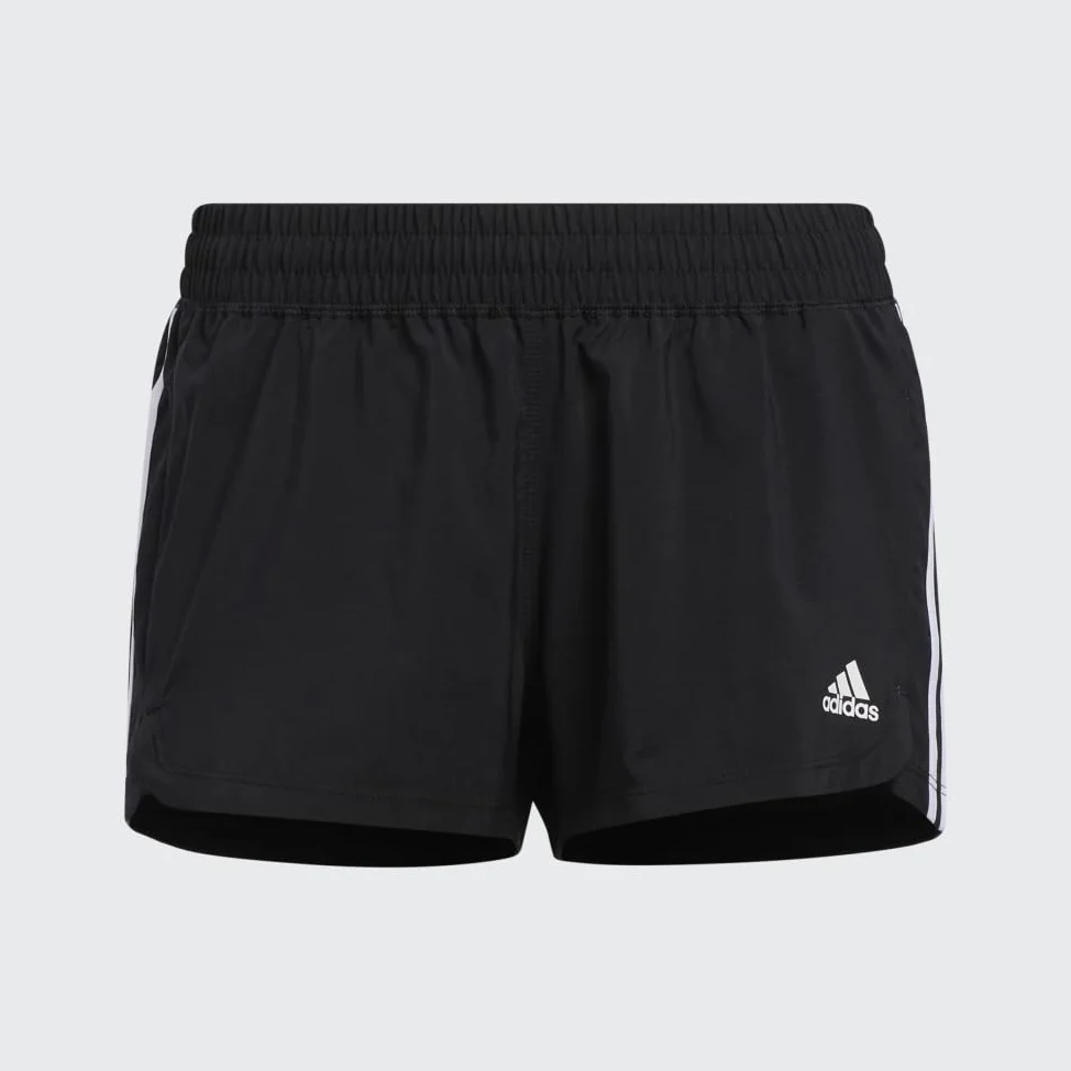 adidas Pacer Training 3-Stripes Woven High Rise Shorts - Pantalones Cortos Mujer