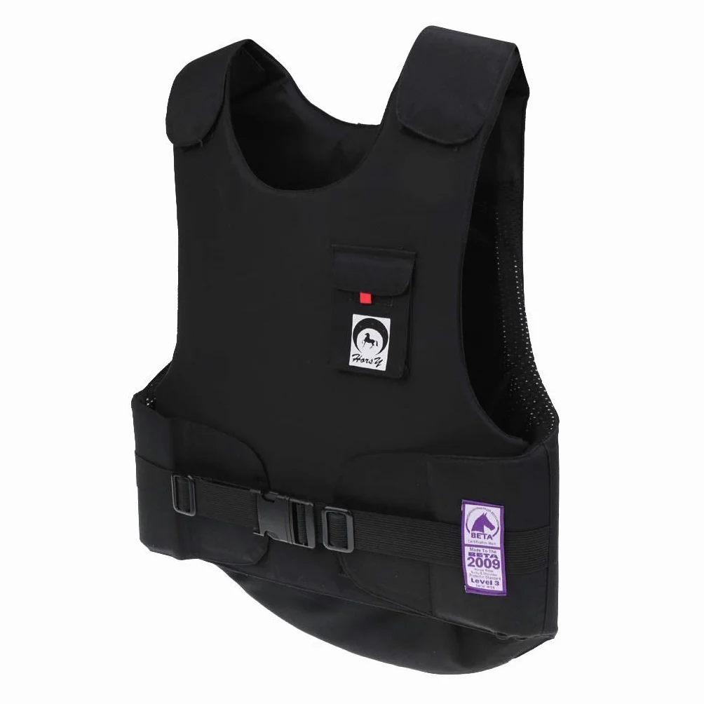 Chaleco para Equitación Protector Corporal Unisex Relleno Espuma EVA Multiples Ajuste Personalizado con Hebilla Adecuado para Ecuestres
