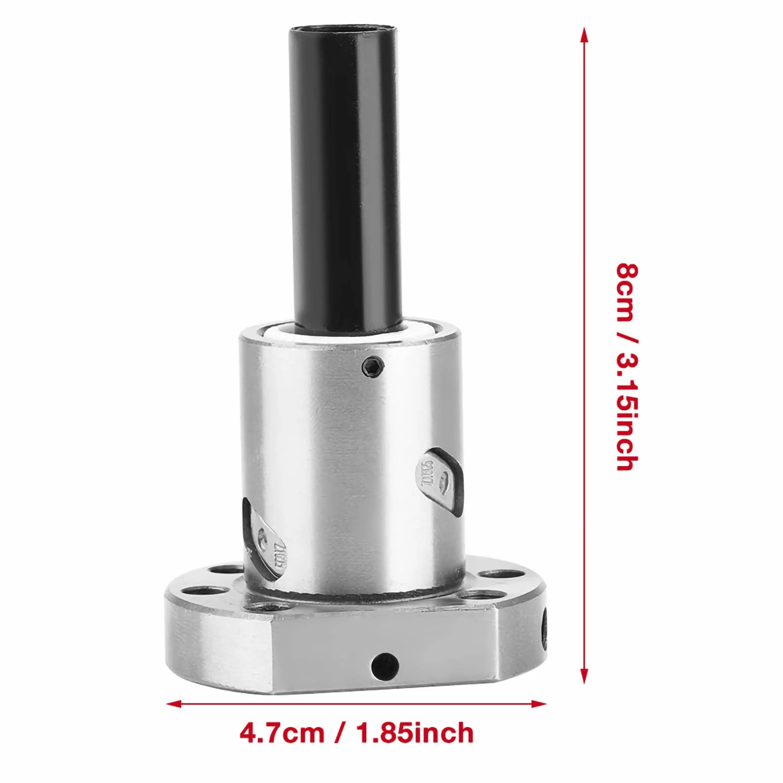 Tornillo de bola CNC 16 mm Rm1605 Sfu1605, tuerca de brida de acero