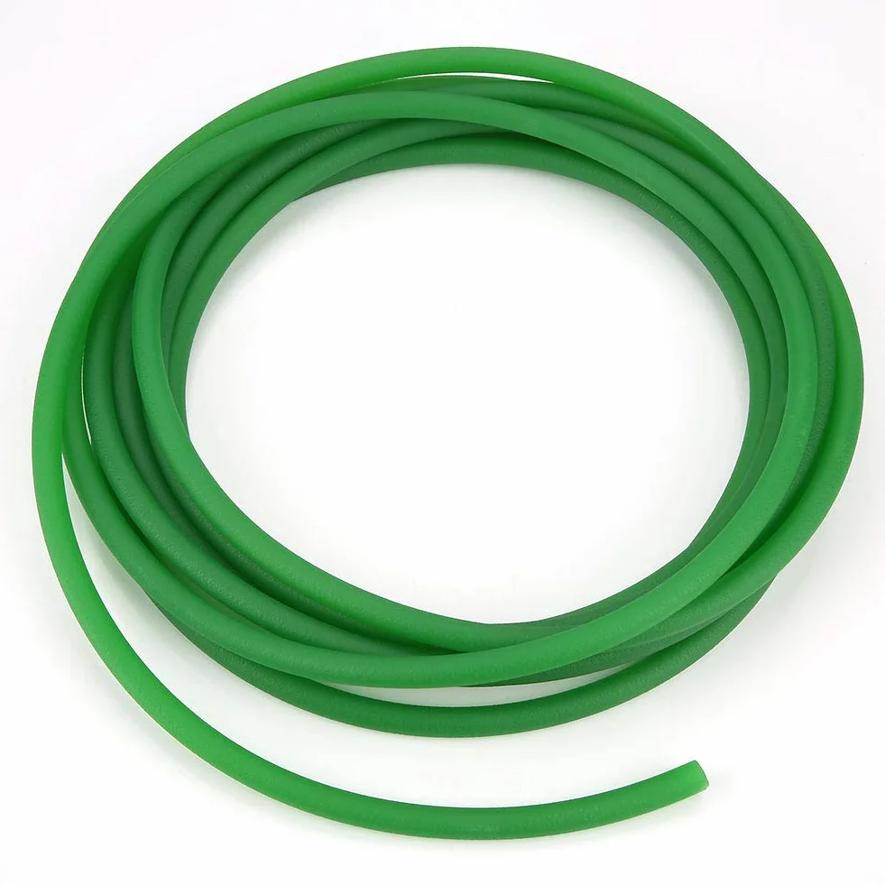 Correa Redonda Poliuretano 8mm x 5m Transmisión Potencia Industrial Cinta Rugosa Resistente Duradera Verde