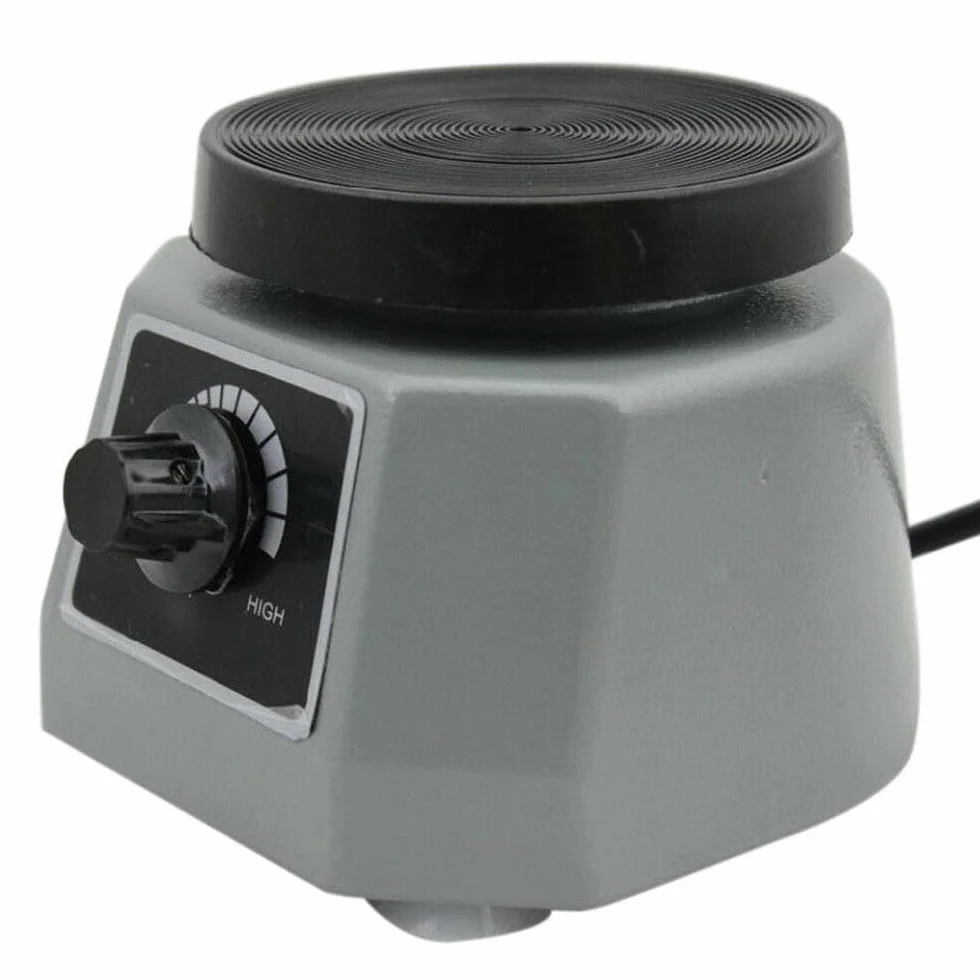 Oscilador dental 220 V 100 W vibrador redondo agitador de yeso equipo laboratorio dental 14x15x11 cm