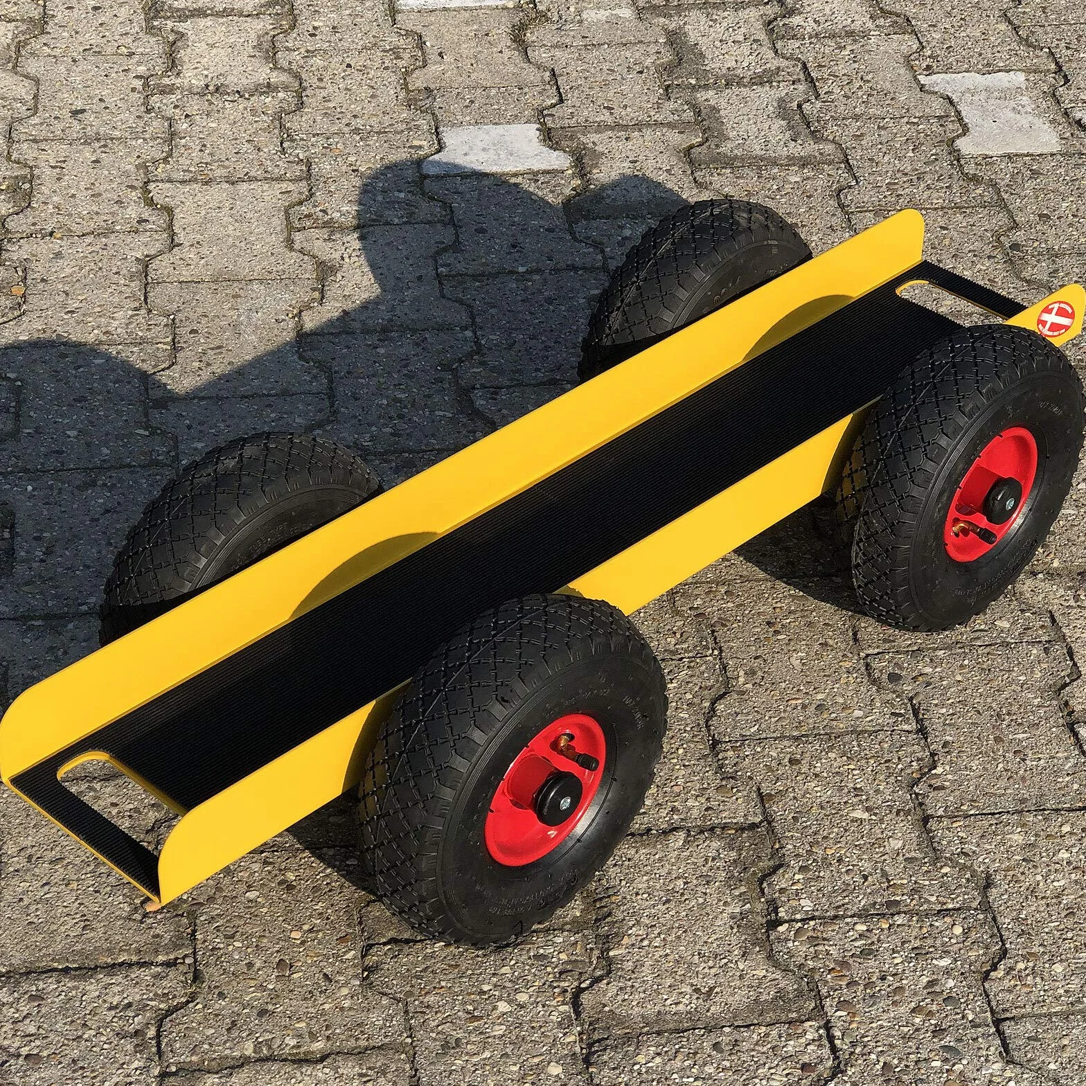 Ravendo Carro de placas 300 kg 98,5 cm 4 ruedas neumáticos de aire fabricado en Europa