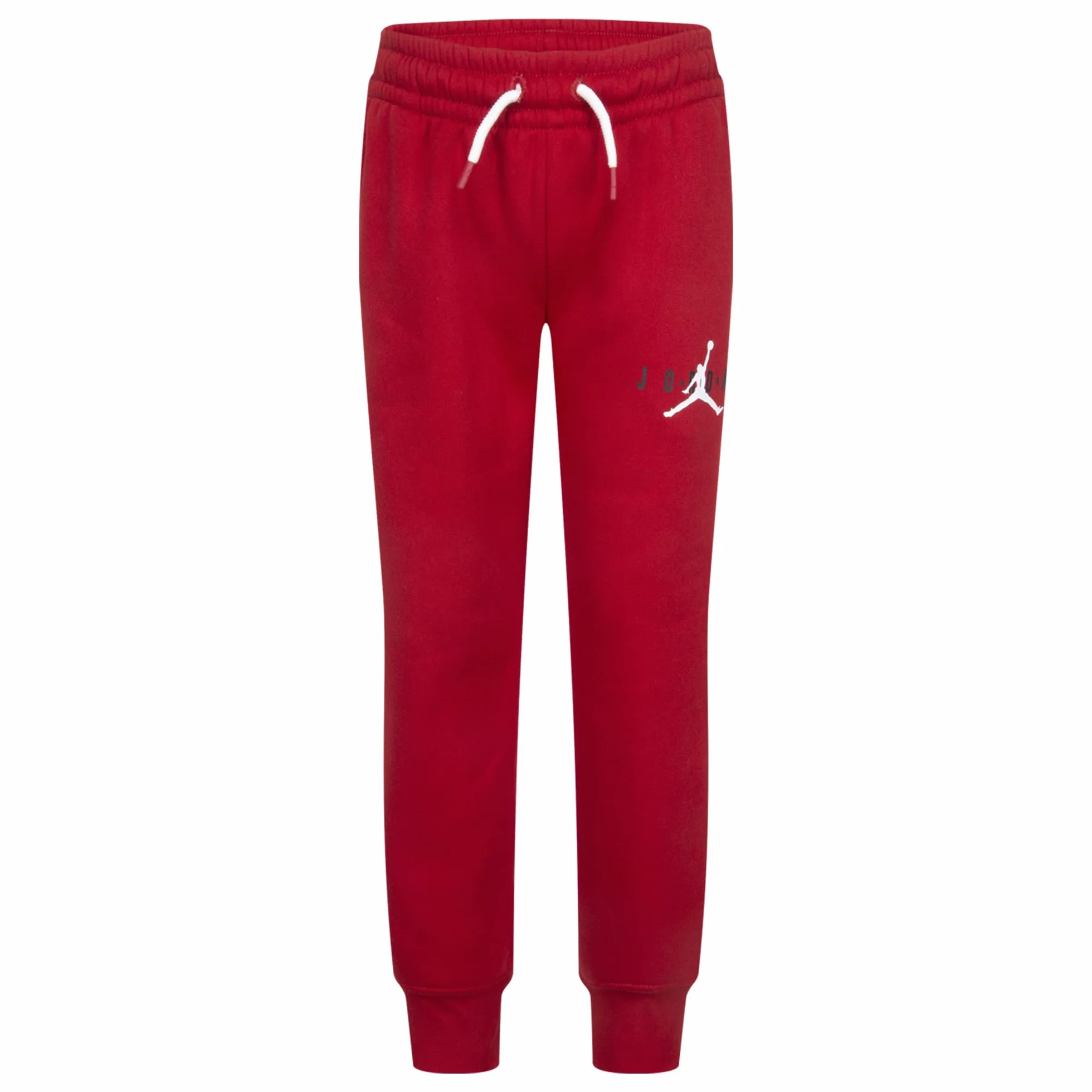 Nike Pantalón Deportivo Infantil Jordan Jumpman Rojo Carmesí, Talla 13-15 Años