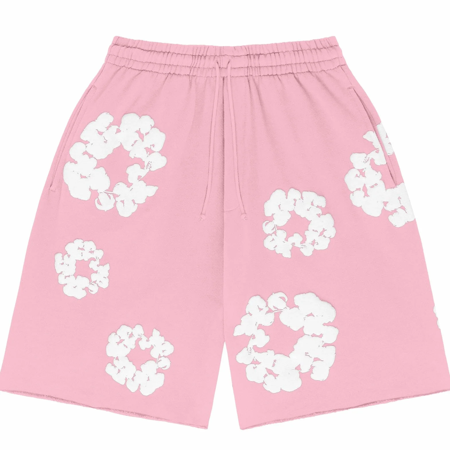 Conjunto de camiseta y pantalones cortos D-T para hombre 2 piezas chándal verano flores entrenamiento Y2K Hip Hop manga corta